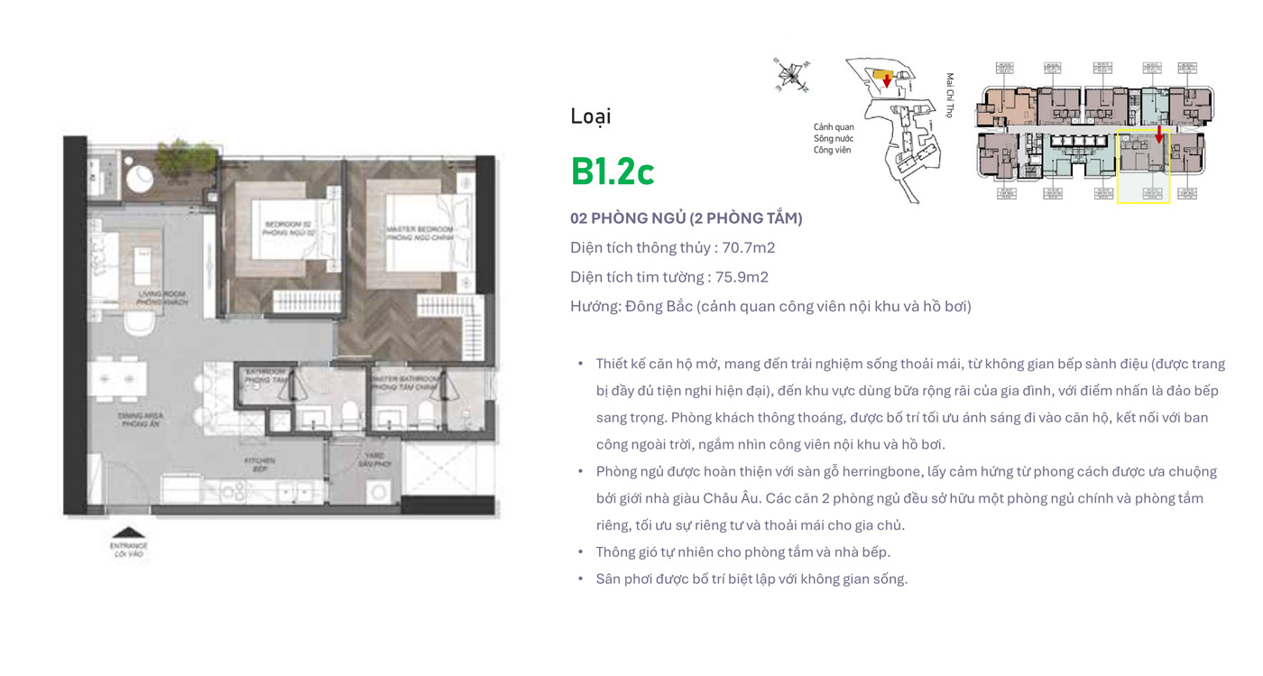 Tiện ích Eaton Park